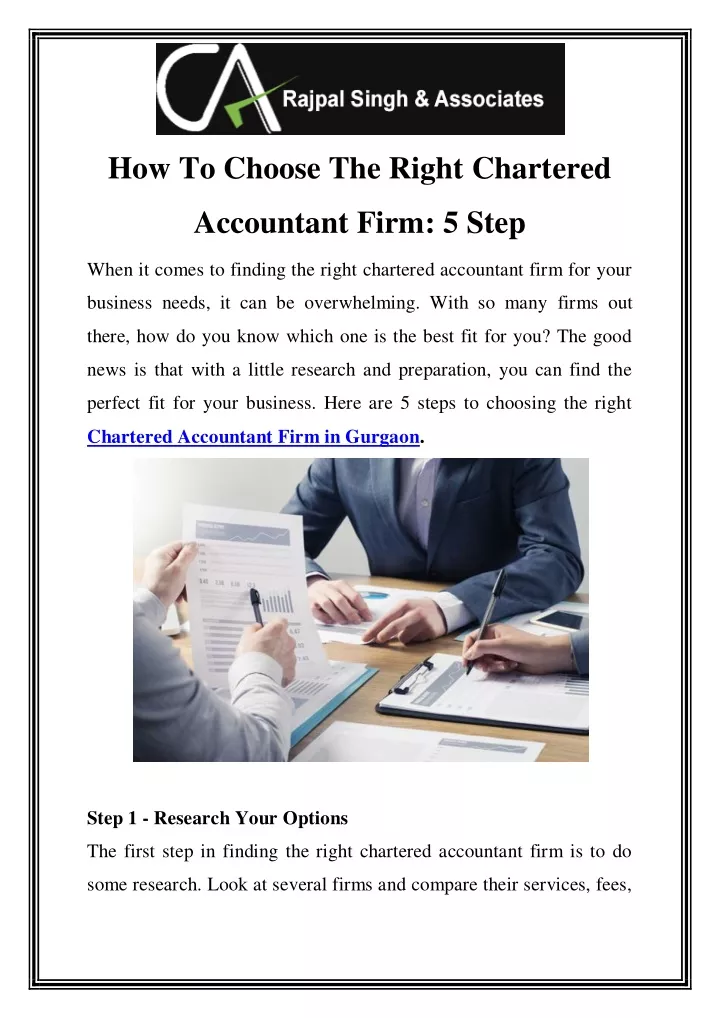 how to choose the right chartered