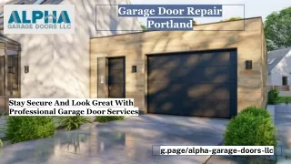 Garage Door Repair Portland