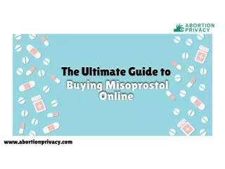 The Ultimate Guide to Buying Misoprostol Online
