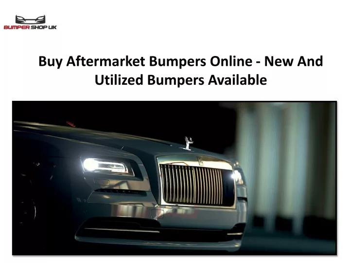 buy aftermarket bumpers online new and utilized