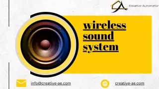 Best Wireless sound systems