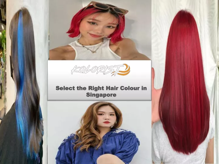 select the right hair colour in select the right