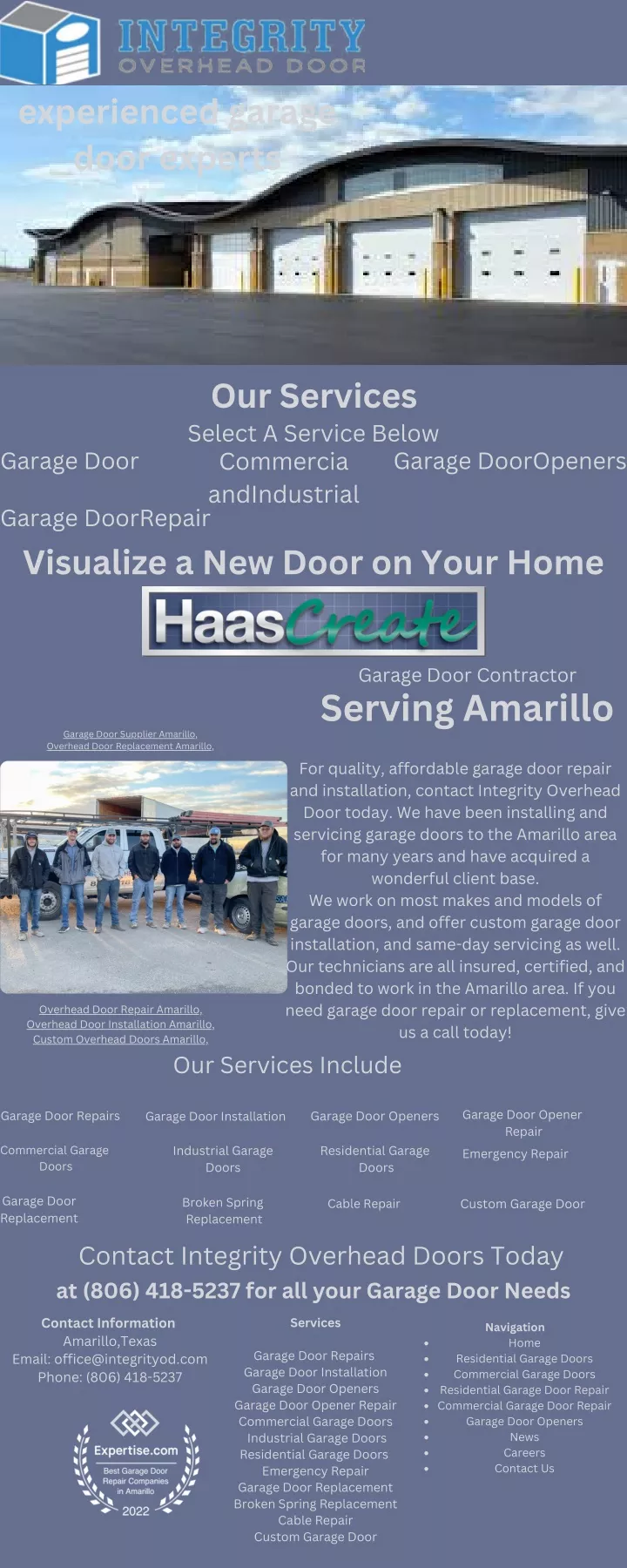 experienced garage door experts