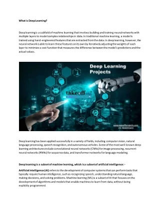 what is deep learning