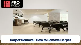 Get The Best Carpet Removal Service In Naples, Florida