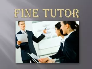 fine tutor