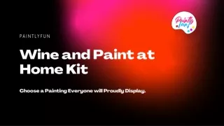 Buy Wine and Paint at Home Kit Online
