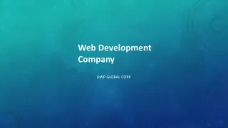 web development company