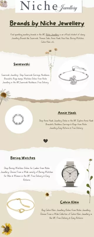 Brands by Niche Jewellery