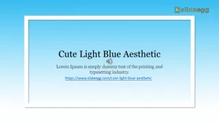 https www slideegg com cute light blue aesthetic