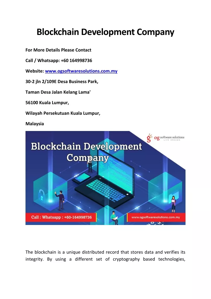 blockchain development company