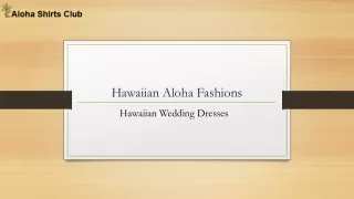 Hawaiian Wedding Dresses | Alohashirtsclub.com