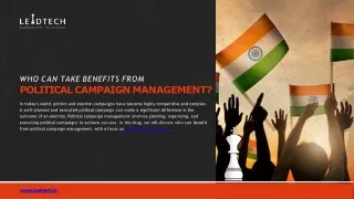 Who Can Take Benefits from Political Campaign Management?