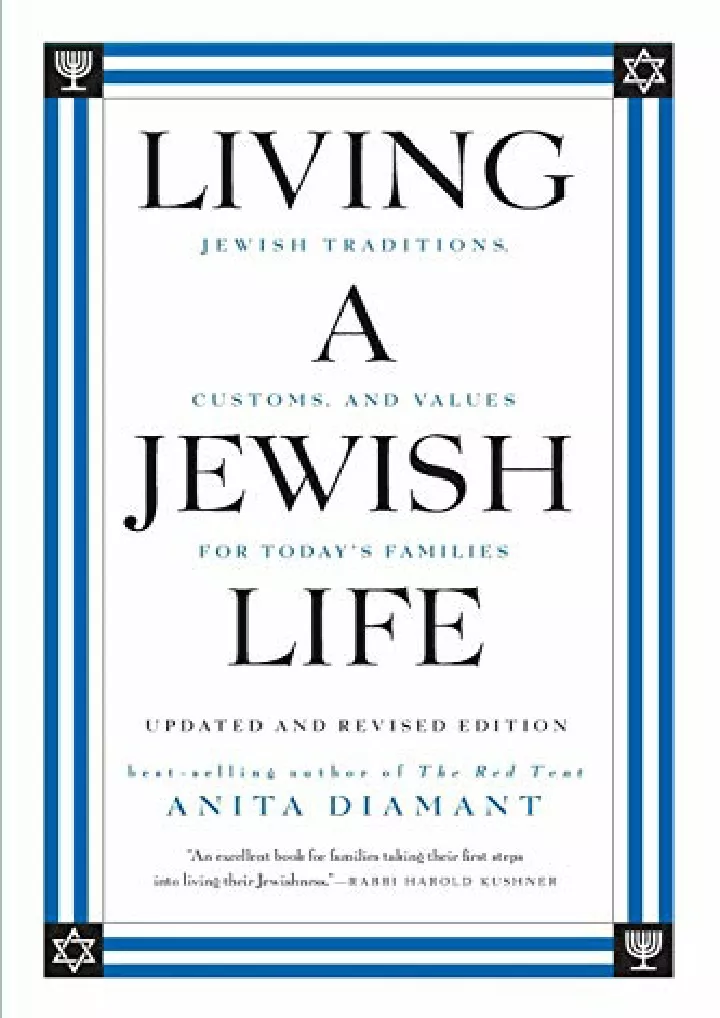 living a jewish life updated and revised edition