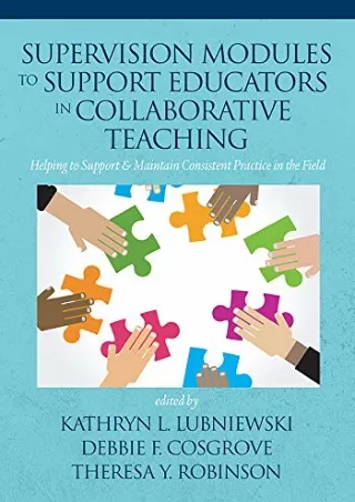 PDF/READ Supervision Modules to Support Educators in Collaborative Teaching (NA)