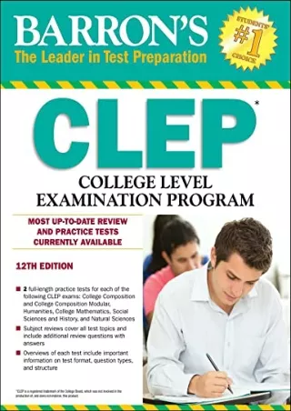 $PDF$/READ/DOWNLOAD CLEP (Barron's Test Prep)