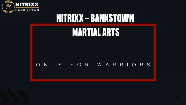 nitrixx bankstown martial arts