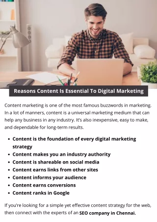 reasons content is essential to digital marketing