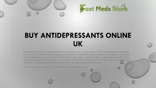 Buy Antidepressants online UK