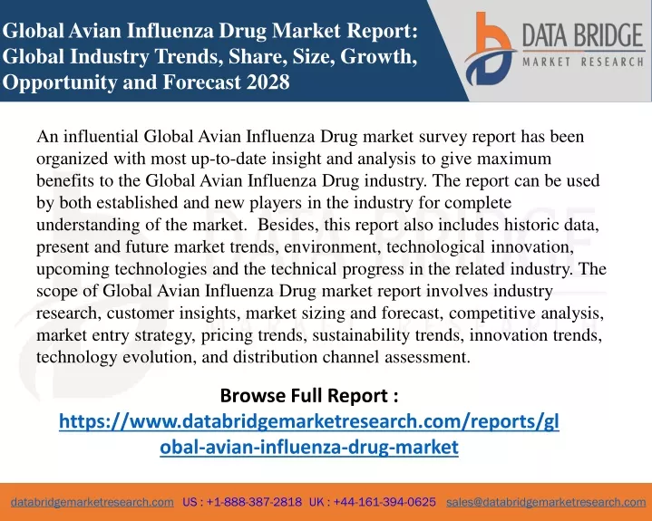 global avian influenza drug market report global