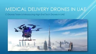 medical delivery drones in uae