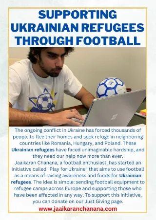 Supporting Ukrainian Refugees Through Football