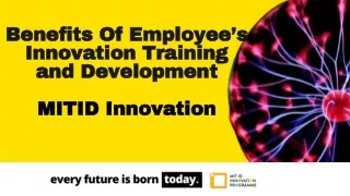 Innovation Training and Development - MIT ID Innovation