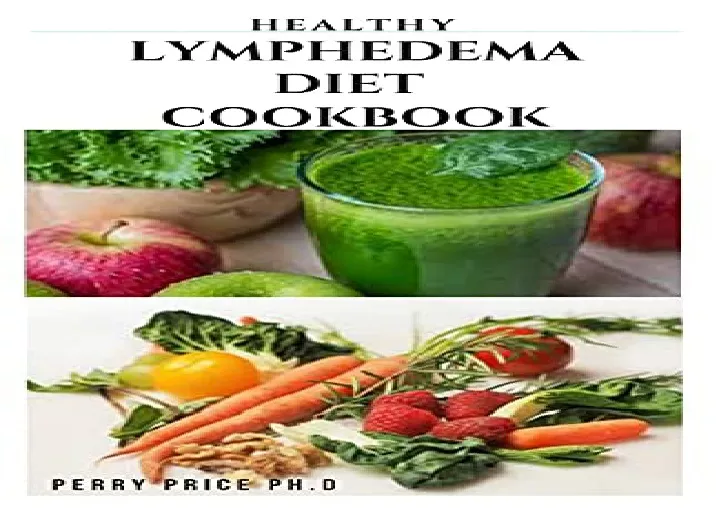 healthy lymphedema diet cookbook delicious