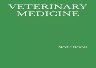 [MOBI] Books VETERINARY MEDICINE: 200 Lined College Ruled Pages, 8.5' x11' Noteb