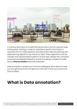 Know everything about Data Annotation | Macgence