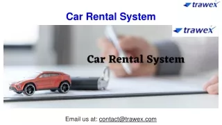 Car Rental System