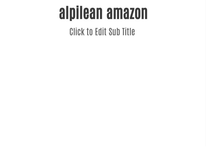 alpilean amazon click to edit sub title
