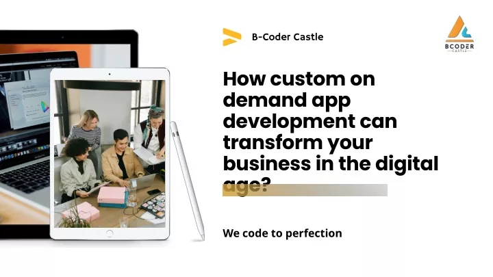 how custom on demand app development
