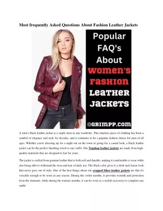 most frequently asked questions about fashion