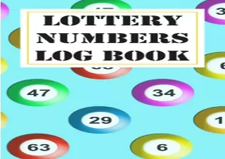 [MOBI] Books Lottery Numbers Log Book: Track your winnings journal