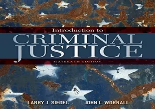 [DOWNLOAD PDF] Introduction to Criminal Justice ipad
