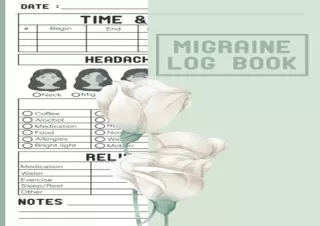 [MOBI] eBook Migraine log book: A Daily Tracking Journal For Migraines and Chron