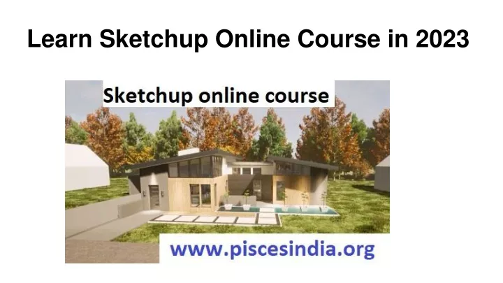 learn sketchup online course in 2023