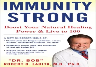 [MOBI] Books Immunity Strong: Boost Your Natural Healing Power and Live to 100