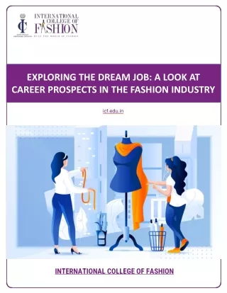 Exploring the Dream Job A Look at Career Prospects in the Fashion Industry