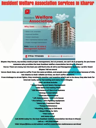 Resident Welfare Association Services In Kharar