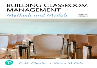 [DOWNLOAD PDF] Building Classroom Management: Methods and Models free