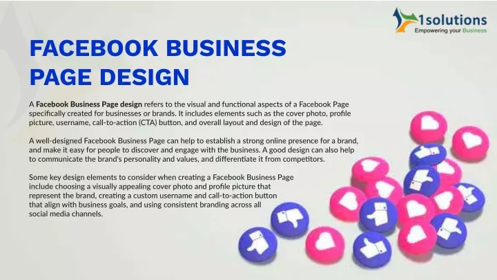 facebook business page design