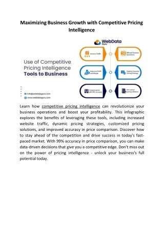 maximizing business growth with competitive