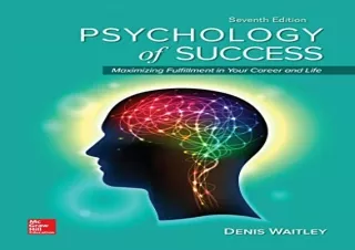 [DOWNLOAD PDF] Loose Leaf for Psychology of Success: Maximizing Fulfillment in Y