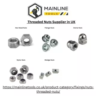 threaded nuts supplier in uk