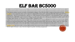 Elf Bar Bc5000