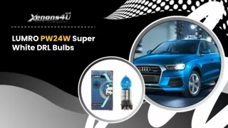 lumro pw24w super white drl bulbs