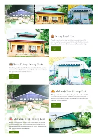 Luxury Tents in palampur