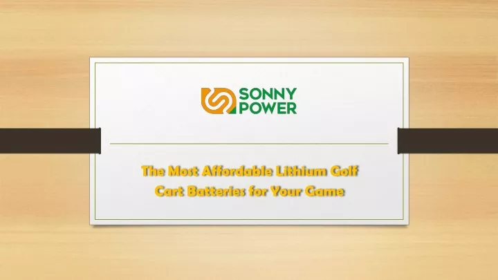 the most affordable lithium golf cart batteries